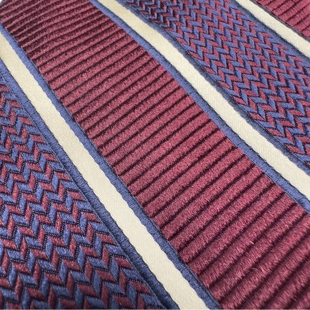 Lot of 6 - Faconnable Luxury Men’s Necktie 100% Silk Made In Italy & France - Picture 10 of 16